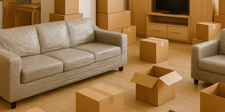 Перевозка гостиной (диван+2 кресла+стенка+ТВ тумба+стол)