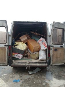 Вывоз мусора с дачи микроавтобусом в Глубоком